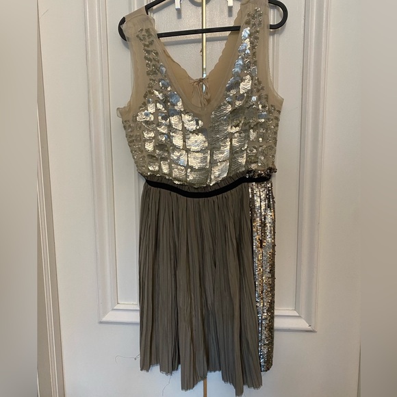 3.1 Phillip Lim sequin dress - Taupe, Ivory and Silver - Picture 5 of 7
